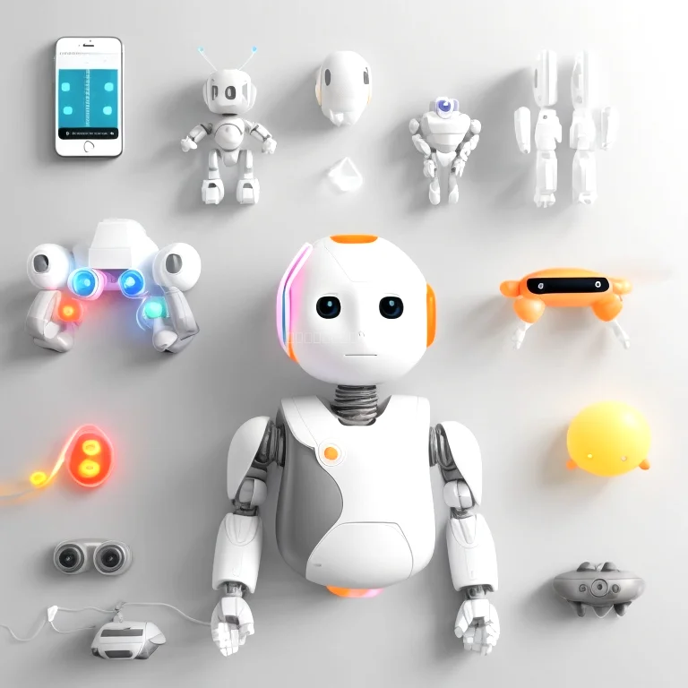 対話するロボットのイメージ